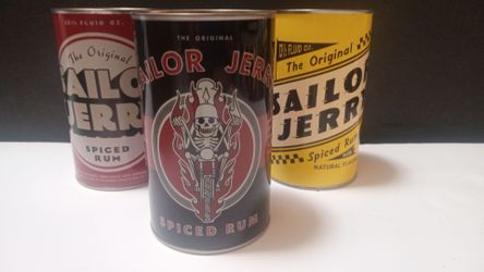 *SAILOR JERRY LIQUOR TIN CUP 3 STYLES DRINKWARE NEW IN CASE*SOLD BY THE CASE ONLY(6)$20.00*