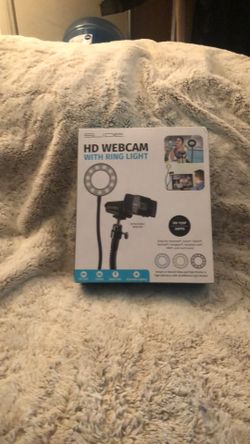 HD WEBCAM WITH RING LIGHT