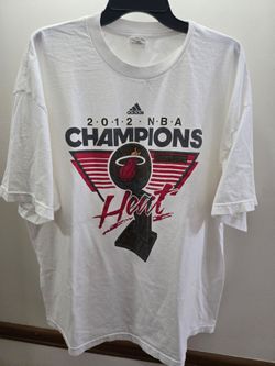 Adidas Miami Heat 2012 NBA Champions Locker Room Edition Shirt Men’s 2XL