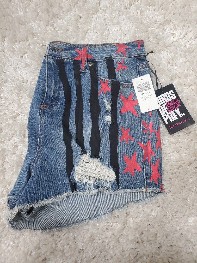 Harley Quinn Birds Of Prey Shorts