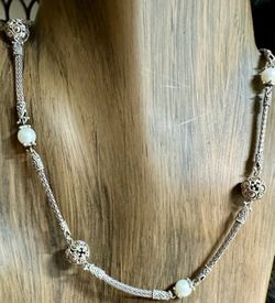FREE SHIPPING! John Hardy 925 Silver 18k gold Jaisalmer Stationary 15” Necklace