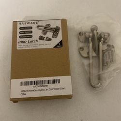New Silver Door Latch