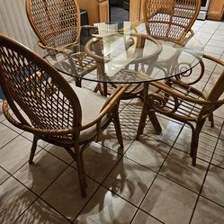 Bamboo Dining Set
