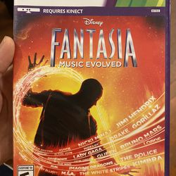 Xbox 360 Disney Fantasia Music Evolved Game Kinect Brand New