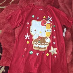 Hello Kitty Christmas T-Shirt – Red