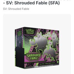 Shrouded Fable Elite Trainer Box (ETB)