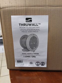 Thruwall Room to room  fan