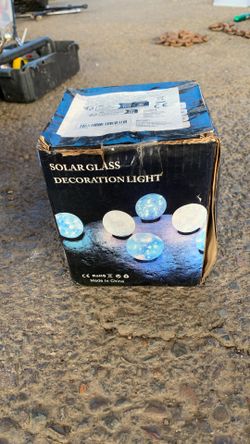 Solar Glass Decor