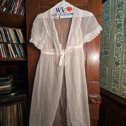 Angels Women's Pink and Cream Robe(118)11