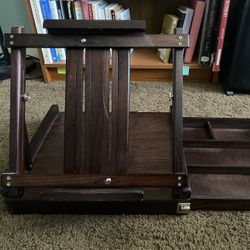 Dark Wood Easel w/ Drawer