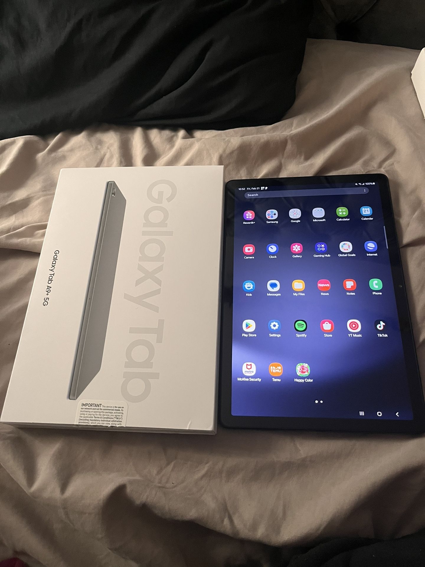 Galaxy tablet