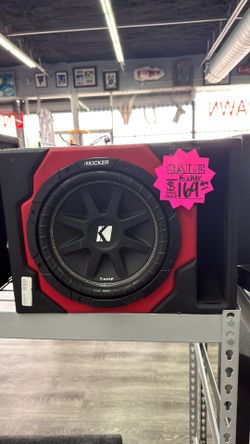 Kicker comp in carpet box 10”