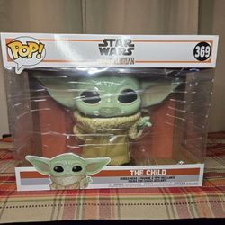 Funko Pop Star Wars The Mandalorian The Child #369 - 10 Inch Jumbo Pop New In Box