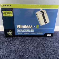 NEW SEALED BOX Linksys Wireless-G Range Expander WRE54G Network extender