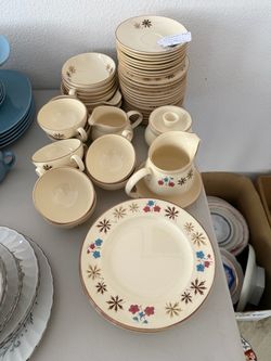Franciscan Dinnerware Set with Floral Pattern