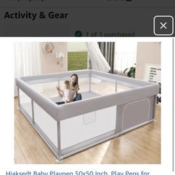 Baby Gate Indoor Play Pen 