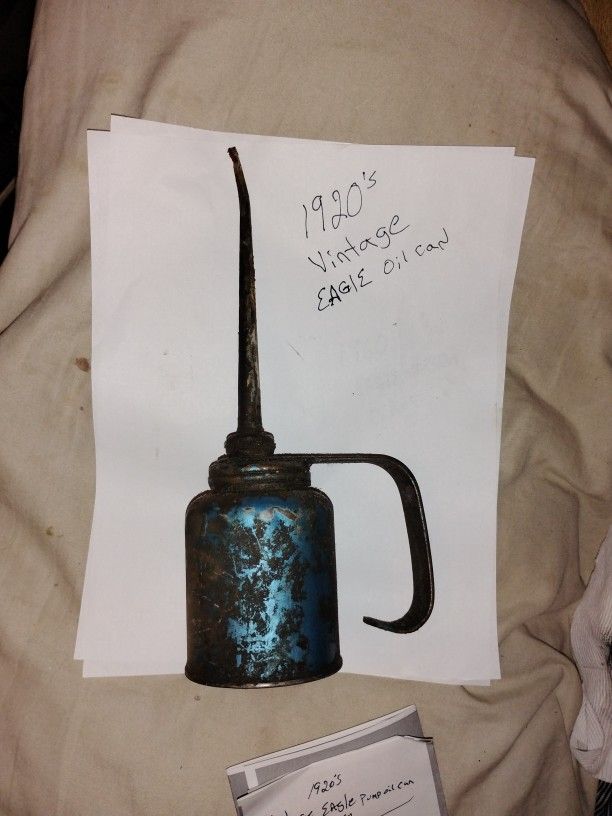 1920s Vintage Oil Can