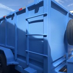 New 8x4x12 Scissor Lift Hydraulic Dump Trailer Fully Loaded 💎