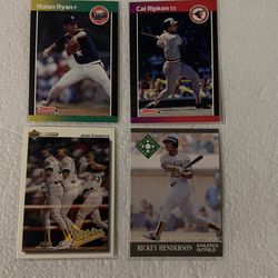 Nolan Ryan Cal Ripken Jose Canesco Ricky Henderson