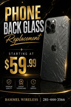 New Back Glass