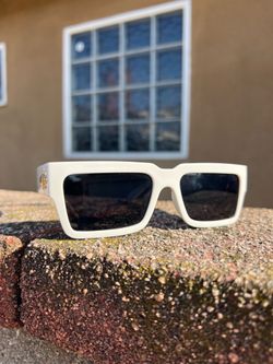 White Retro Sunglasses