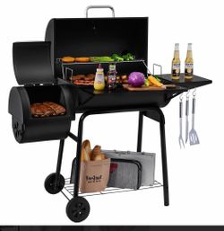 Royal Gourmet CC1830S BBQ Charcoal Grill and Offset Smoker
