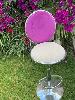 Velvet modern vanity chair