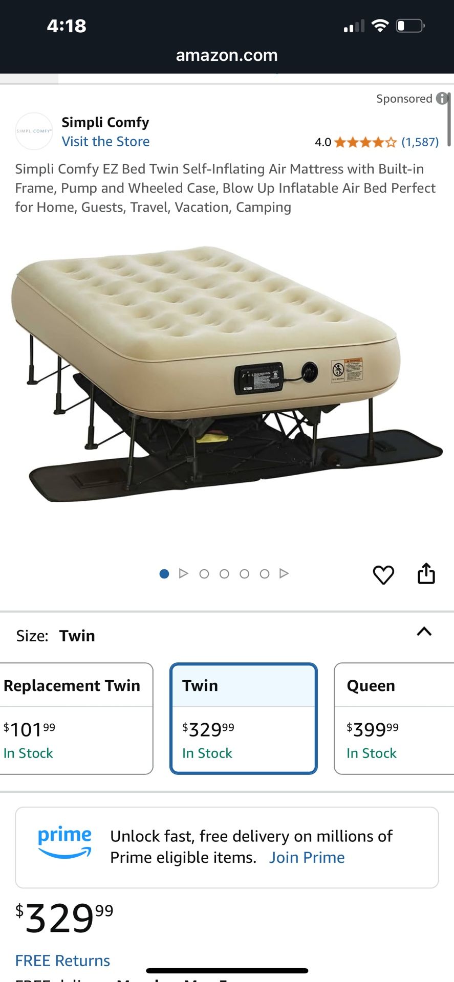 Ez Front gate Mattress