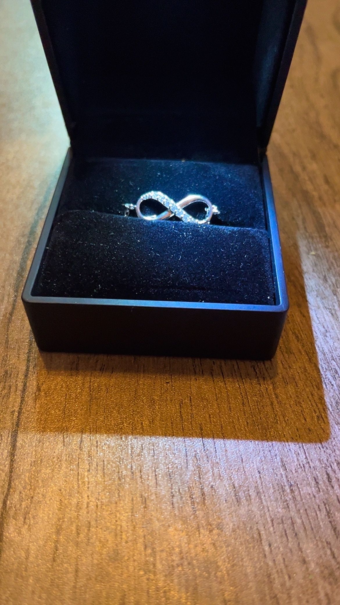 Elegant Sterling Silver Infinity Heart Bracelet