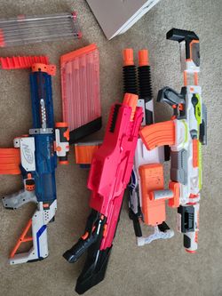 Lot of nerf guns