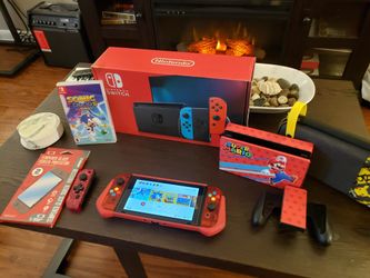 Custom Nintendo Switch V2 + Extras