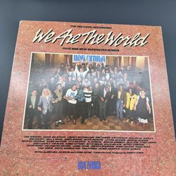 We Are the World Produced By Quincy Jones Original Vinyl LP With Various Artists