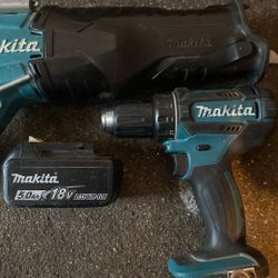 Makita 18volt Cordless Tools And Battery 