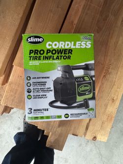Slime tire inflator