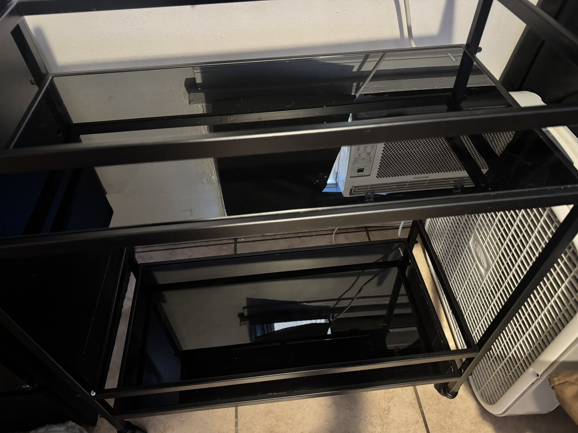 Glass Bar Cart‼️