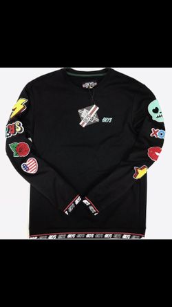 Mens Long Sleeve Black Keys Fleece