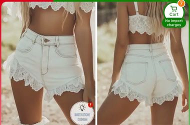 High waisted shorts
