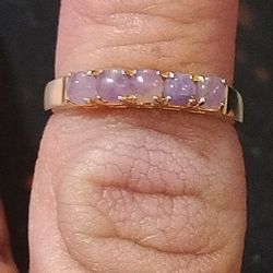Sterling Silver And Amethyst Rings