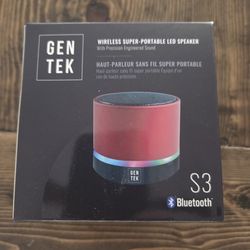 Gen Tek S3 Bluetooth LED Speaker