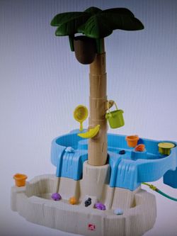 Splash Pad Water Park Play Kids Toy Set Outdoor Step2 Tropical