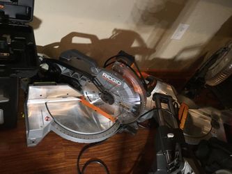 Ridgid 12” Compound Miter SAWS!! Only 110 Each tomorrow only 💥💥👌🏽⌛️