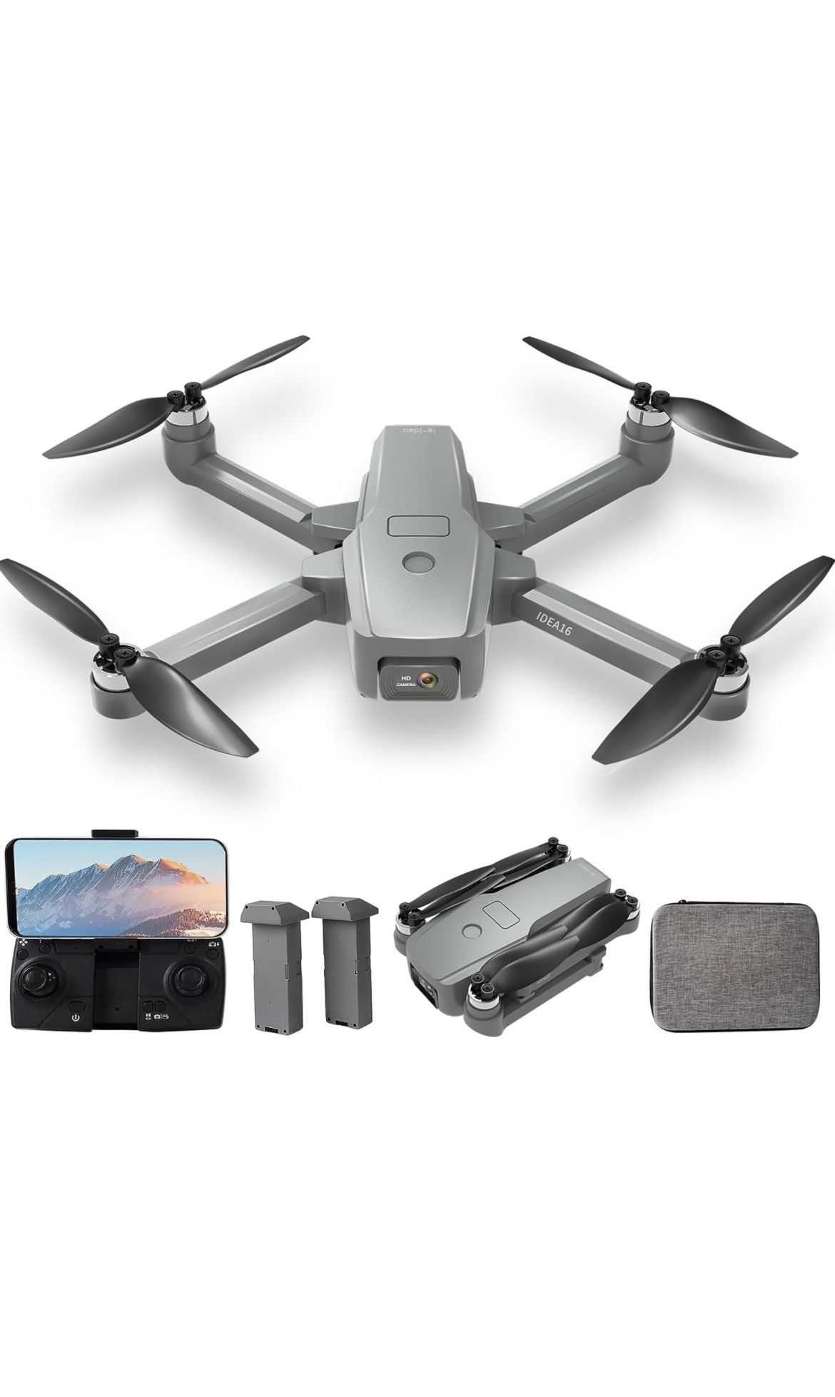 Brushless Motor Drones with 2 Cameras 