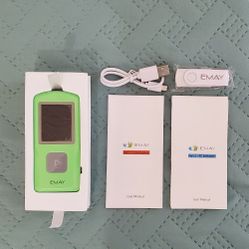 EMAY Wireless EKG Monitor | Records ECG & Heart Rate Anytime Anywhere for Personal Use | Works with iOS & Android Smartphones

Ig