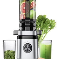 Cold Press Juicer with Wide Feed Chute