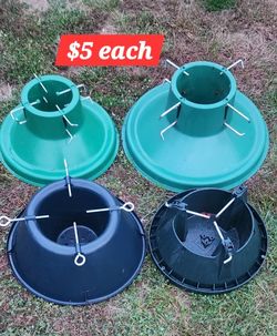 Green & Dark Green Christmas Tree Stands
