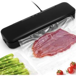 Vacuum Sealer Machine, Automatic Food Sealer with Air Sealing System for Food Savers w /Starter Kit, Easy to Clean, Heat Sealing Bag Roll(11 inch*118 