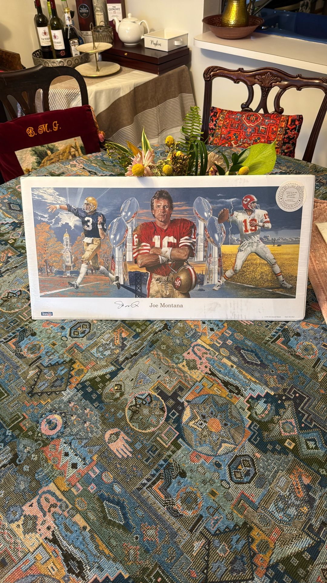 Joe Montana Collector Lithograph