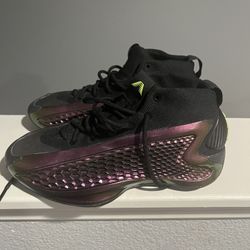 adidas Pro Model High Tops — Purple & Black, Size 5Y, Lightly Used