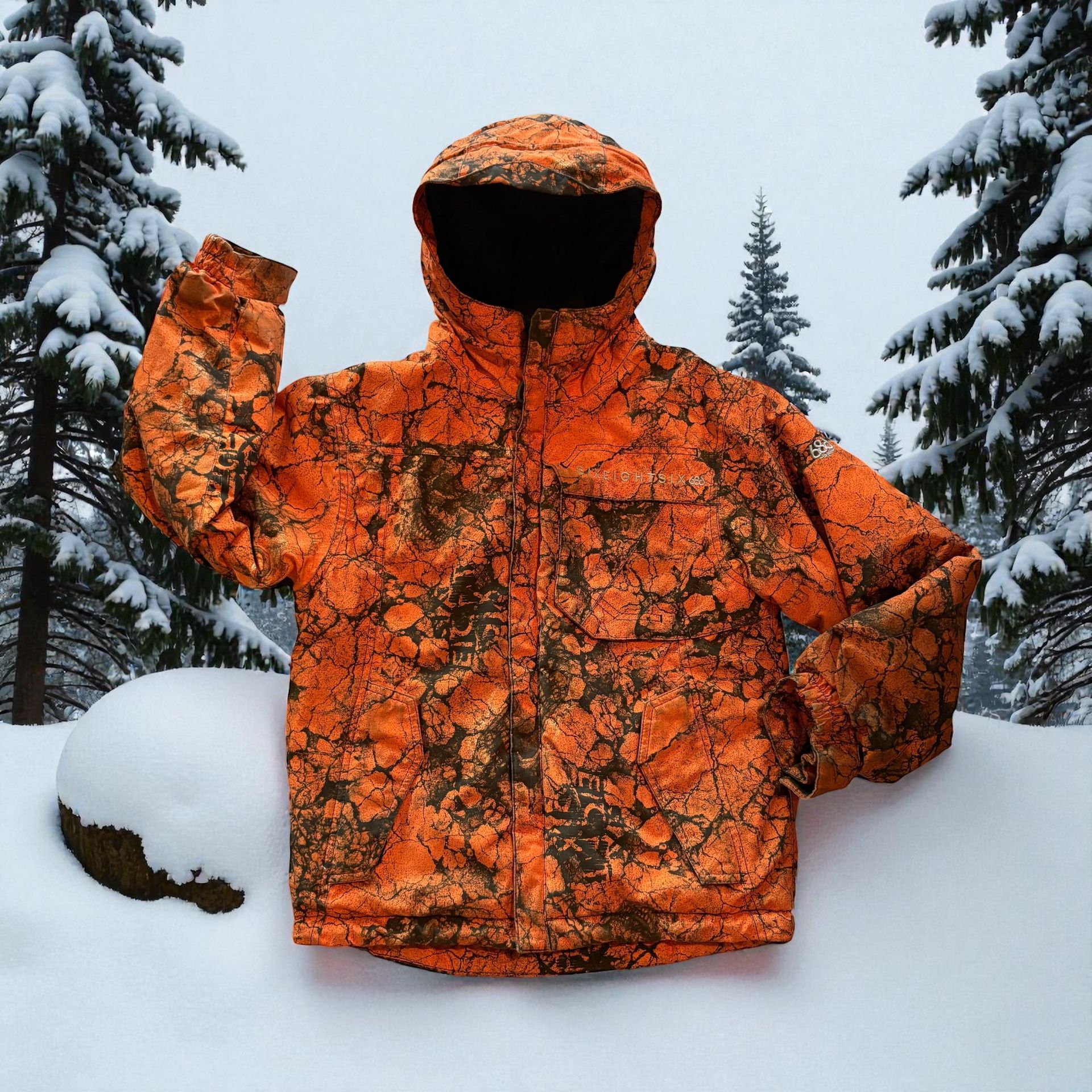 Kids Size 7/8 Ski Snowboarding Snow Jacket Winter Warm Waterproof