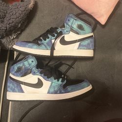 I tie Dye Jordan 1 2y